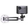 Blanou Foldable Projector Wall Mount Aluminum Alloy Adjustable Projector Stand Wall Mount for Projetctor Universal Porjector Mount Projectors Bracket with 360 Rotating view 1