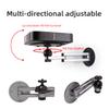 Blanou Foldable Projector Wall Mount Aluminum Alloy Adjustable Projector Stand Wall Mount for Projetctor Universal Porjector Mount Projectors Bracket with 360 Rotating view 2