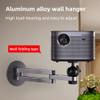 Blanou Foldable Projector Wall Mount Aluminum Alloy Adjustable Projector Stand Wall Mount for Projetctor Universal Porjector Mount Projectors Bracket with 360 Rotating view 4