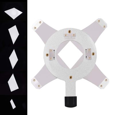 Andoer Metal Gobos Holder Geometric Pattern Design for Studio Strobe Optical Snoot Conical Focalize Condenser Photography Accessories
