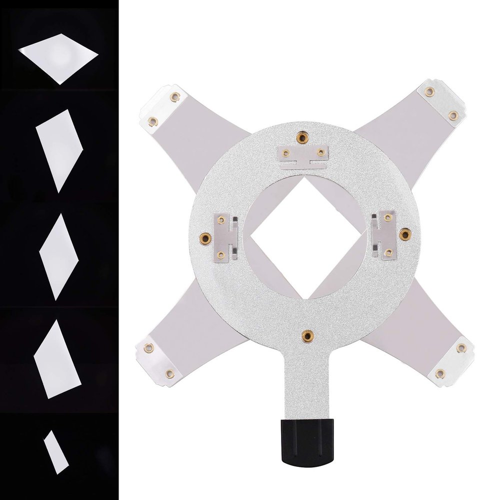 Andoer Metal Gobos Holder Geometric Pattern Design for Studio Strobe Optical Snoot Conical Focalize Condenser Photography Accessories