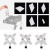 Andoer Metal Gobos Holder Geometric Pattern Design for Studio Strobe Optical Snoot Conical Focalize Condenser Photography Accessories view 2