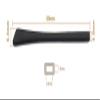 Caulo Silicone Rubber Rectangle Hole Anti-slip Ear Sock Pieces Tube Temple Sleeves for Glass Sunglass Frames TT007 (Black - 2 Pairs) view 3