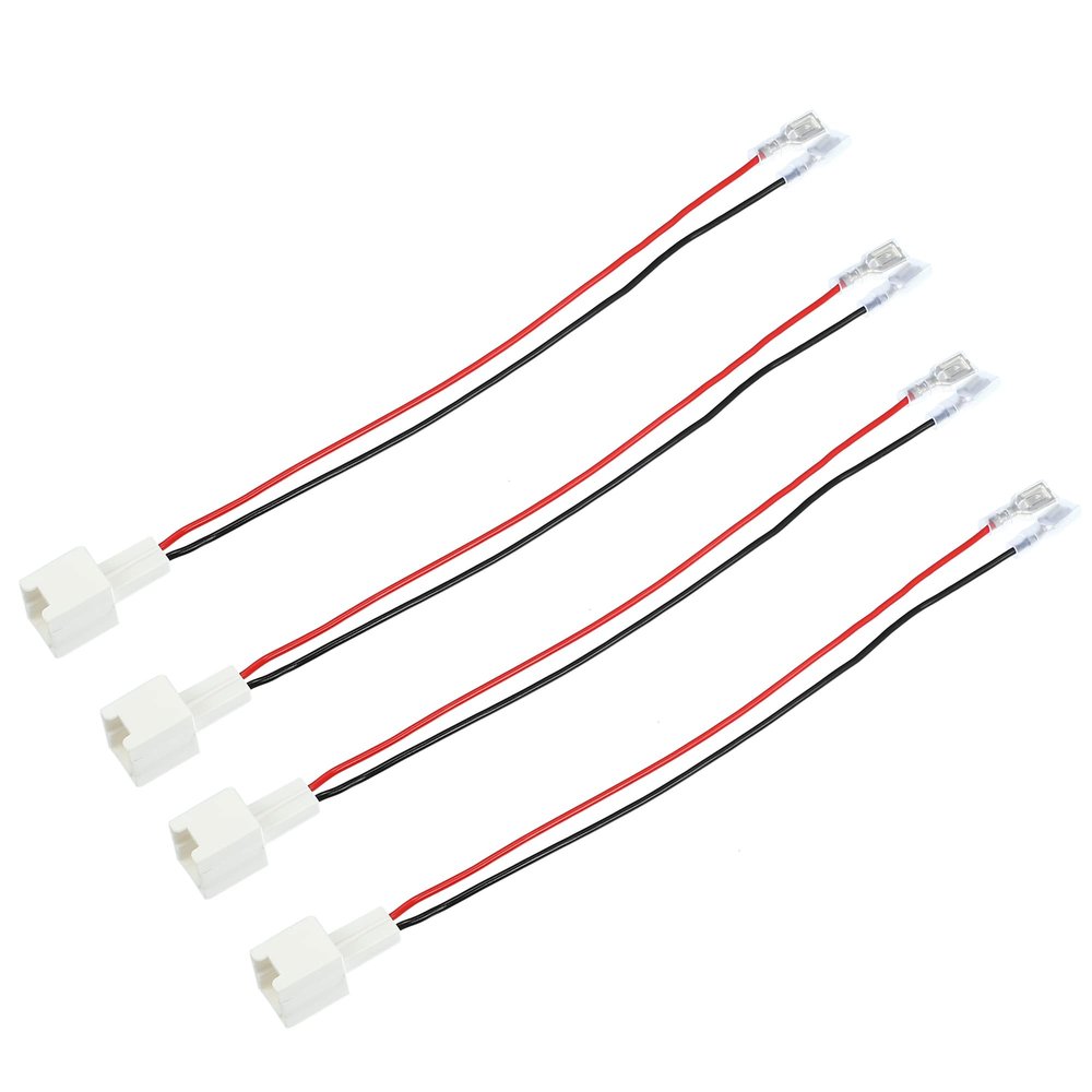 X AUTOHAUX 4 Pcs Car Audio Speaker Wiring Harness Connector Plug for Nissan Murano for Infiniti G37 Wire Harness Adapter Connector Cable
