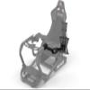 Trak Racer Tablet and Button Box Mount Upgrade Kit Adjustable Matte Black Side Bracket for TR8 Pro, TRX Cockpits, and 8mm Profile Aluminum Sim Racing Rigs & Flight Setups [video game] view 1