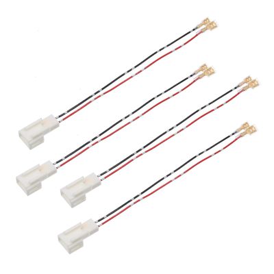 X AUTOHAUX 4 Pcs Car Audio Speaker Wiring Harness Connector Plug for Toyota for Scion for Lexus for Mitsubishi Wire Harness Adapter Connector Cable