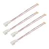 X AUTOHAUX 4 Pcs Car Audio Speaker Wiring Harness Connector Plug for Toyota for Scion for Lexus for Mitsubishi Wire Harness Adapter Connector Cable view 1