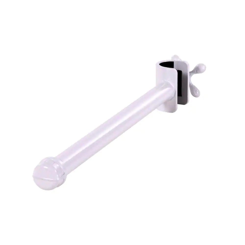 Econoco - PSFO13WH Pipeline 16 in. L Gloss White Add-On Arm for Garment Racks (Pack of 2)