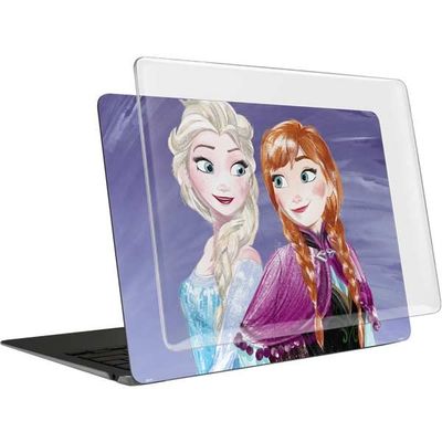 Skinit Laptop Case Plus Skin Compatible with MacBook Air 13in (2020) - Officially Licensed Disney Frozen Elsa and Anna Sisters Art Design