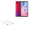 BoxWave Stand and Mount Compatible with vivo Y95 - Pocket Aluminum Stand 3-in-1, Portable Multi Angle Viewing Riser - Metallic Silver view 1