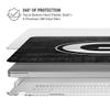 Skinit Case + Skin Compatible with MacBook Air 13in (2020) - Officially Licensed NFL Green Bay Packers Black & White Design view 4