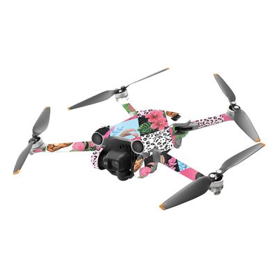 MightySkins Glossy Glitter Skin Compatible with DJI Mini 3 Pro - Cat Tile | Protective, Durable High-Gloss Glitter Finish | Easy to Apply, Remove, and Change Styles | Made in The USA