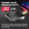 Brydge Stone CORE Powered Charging Docking Station  10 Ports, 100W PD, Dual Monitor Docking Station, 4K60Hz, 8K HDMI, SD 4.0, USB-A & USB-C, Ethernet  Windows & MacOS Compatible Laptop view 3