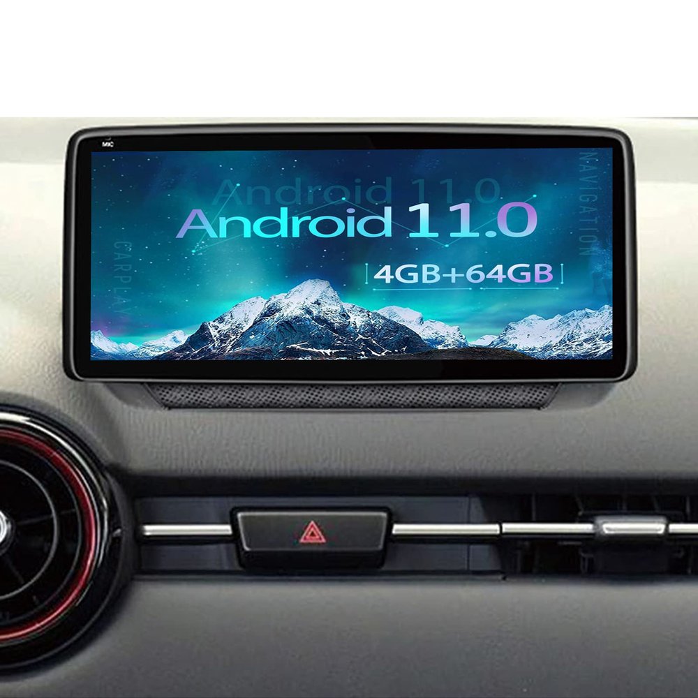 ZWNAV Android 11 Car Stereo for Mazda CX-3 CX 3 CX3 2018+, 64GB ROM, Car GPS Navigation Head Unit, Bluetooth