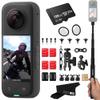 insta360 X3 - Waterproof 360 Action Camera with 1/2'' 48MP Sensors, 5.7K HDR Video, 72MP Photo, 4K Single-Lens, 2.29'' Touchscreen Black view 1