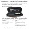 Batteries + Cards Case Compatible with Olympus BLX-1 Batteries (Grey) view 2