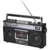 Portable Cassette Player Boombox AM/FM/SW1/SW2 Radio Tape Player Recorder with Bluetooth Microphone view 1
