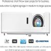 Optoma ZH406STx Short Throw Full HD Professional Laser Projector | DuraCore Laser Technology | High Bright 4,200 Lumens | 4K HDR Input | Four Corner Image Adjustment | Network Compatible view 2