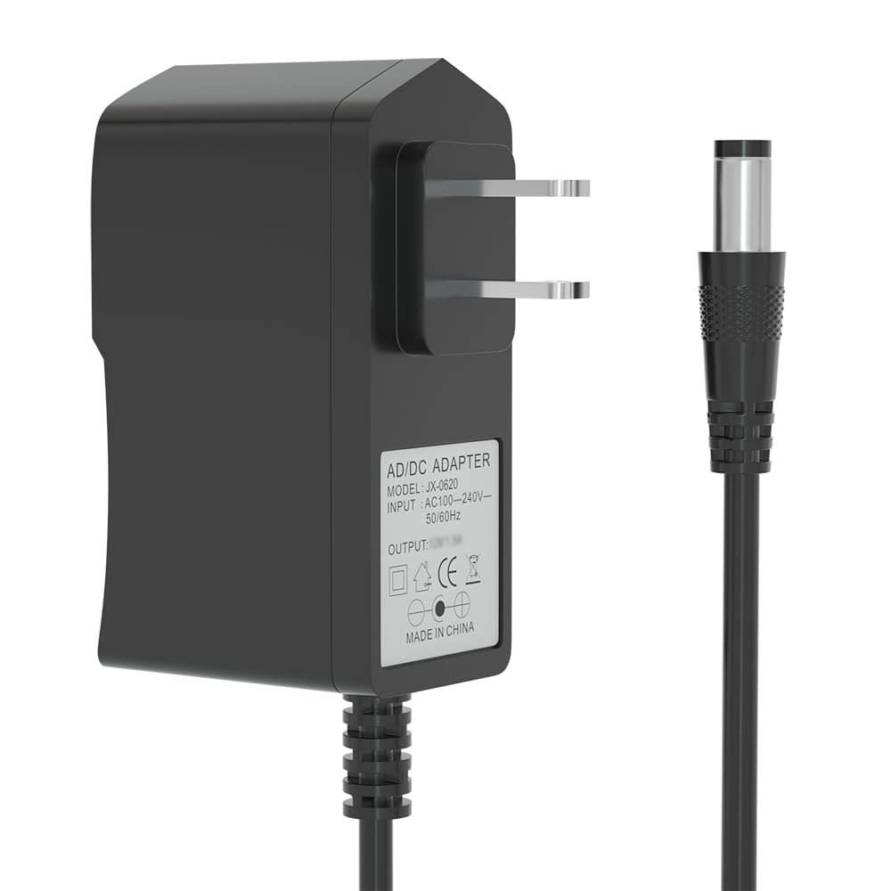12V 1.5A Universal Power Supply Adapter, 3.2Ft Exact Long Wall Wart Transformer Charger Cord for Dome Bullet CCTV Security Camera