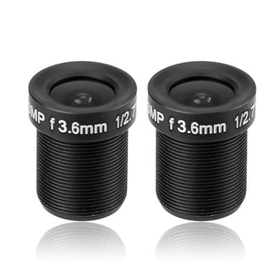 2pcs Security Camera Lens, Wide Angle CCTV Lens 3.6mm 3MP HD for Camera