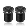 2pcs Security Camera Lens, Wide Angle CCTV Lens 3.6mm 3MP HD for Camera view 1