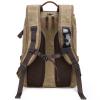 NICHANGHUA Retro Batik Waterproof Canvas Large Capacity Camera Video Backpack Travel Casual Mens DSLR Photography Shoulders Bag Tripod Case (Color : Dark Grey) view 2