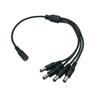 DC Splitter Cable 12V DC Components Sends DC Power to Multiple Electronics from One Source with Standard Barrel Connections Perfect for CCTV and LED Strip Lights.(3 PCS/Pack) (1 Female to 4 Male) view 1
