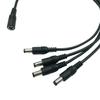 DC Splitter Cable 12V DC Components Sends DC Power to Multiple Electronics from One Source with Standard Barrel Connections Perfect for CCTV and LED Strip Lights.(3 PCS/Pack) (1 Female to 4 Male) view 2