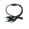 DC Splitter Cable 12V DC Components Sends DC Power to Multiple Electronics from One Source with Standard Barrel Connections Perfect for CCTV and LED Strip Lights.(3 PCS/Pack) (1 Female to 4 Male) view 3