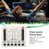 M8 Podcast Live Sound Card, Multiple Sound Effects Voice Changing Mini Sound Mixer Board for Live Streaming Home KTV Singing view 2