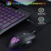 Wireless Keyboard and Mouse Backlits, Wrist Rest, LED Mouse, Rechargeable Ergonomic Keyboard with Phone Holder, Silent Light Up Combo for Computer, Mac, PC, Laptop, Chromebook (Black) view 4