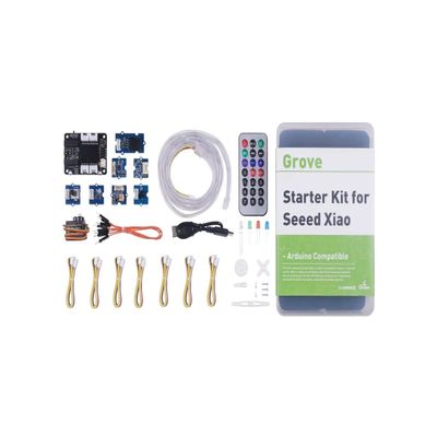 Seeed Studio XIAO Starter Kit - All Seeed Studio XIAO Series Development Boards Supported, XIAO Series Expansion Board, 9 Grove Modules, Presented with XIAO Courses for Beginner.