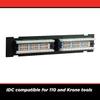 Simply45 S45-2612 Loaded 12-Port Wall Mount Cat6 UTP Patch Panel view 3