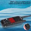 Retevis RM21 Handheld Marine Radio,IP67 Waterproof Floating Two Way Radio,Noise Cancelling Mic,1800mAh,Backlit LCD Display Maritime Radio,NOAA,International Channels,Boat Radio for Fishing(1Pack) view 4
