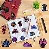100Pcs Cool Neon Light Stickers for Kids Teens Adults, Trendy Graffiti Waterproof Vinyl Neon Stickers Pack for Water Bottle, Guitar Skateboard, Luggage, Phone view 4