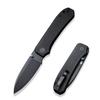 WeKnife Big Banter Pocket Knife for EDC,Ben Petersen Folding Knife with 3.69CPM 20CV Blade G10 Handle,Titanium Thumb Stud Opener WE21045-1 (Black) view 1