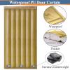 DHIJUPNG Soundproof Blanket for Doorway, Thick Thermal Fabric Door Cover, Winter Doorway Cover Screen Door Curtain for Air Conditioner Room Heater Room Living Room Back Doors(Gold W36*H79in) view 3