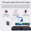 5MP POE Dome Rotation Security Camera Kit with Audio, Outdoor/Indoor H.265 Surveillance Cameras System with Color Night Vision, Automatic Tracking, Motion Detection, with 2TB Hard Drive (4CH) view 3