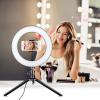 10" Ring Light with Tripod Stand and Phone Holder, Ring Light with Stand, Phone,Live Stream,Make Up view 3