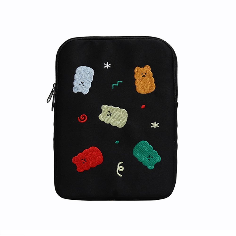 9-11 Inch Tablet Sleeve Case for iPad Pro 11 iPad Bag New iPad Air 4 10.2-inch Protective Bag Cute Design iPad Pouch Carrying Case with Pocket