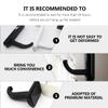Milisten 15 Pcs Headphone Stand for Desk Wall Mount Headset Holder Hook Headphone Rack Holder White view 4