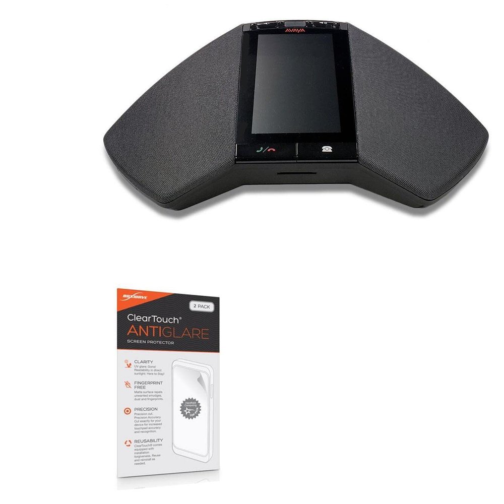 BoxWave Screen Protector Compatible with Avaya B189 - ClearTouch Anti-Glare (2-Pack), Anti-Fingerprint Matte Film Skin
