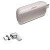BoxWave Adapter Compatible with Bose SoundLink Flex - MagnetoSnap PD Angle Adapter, Magnetic Charging Connector Device Saver - Metallic Silver view 1