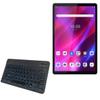 BoxWave Keyboard Compatible with Lenovo Tab K10 (ZA8N) - SlimKeys Bluetooth Keyboard - with Backlight, Portable Slim LED 7 Colors - Jet Black view 1