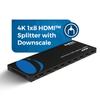 OREI 4K 1 in 8 Out HDMI Splitter 4:4:4 8-bit - HDMI 2.0, HDCP 2.2, 18 Gbps, 4K @ 60Hz HDMI Duplicator/Distributor UltaHD High Resolution (1x8) view 2