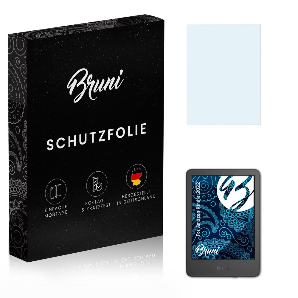 Bruni Screen Protector compatible with Amazn Kindl 2022 Protector Film, crystal clear Protective Film (2X)