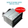Sound-Way Car Stereo Double DIN Universal Cage with Frame, Installation Dash Kit Mounting Metal Fitting Cage view 3