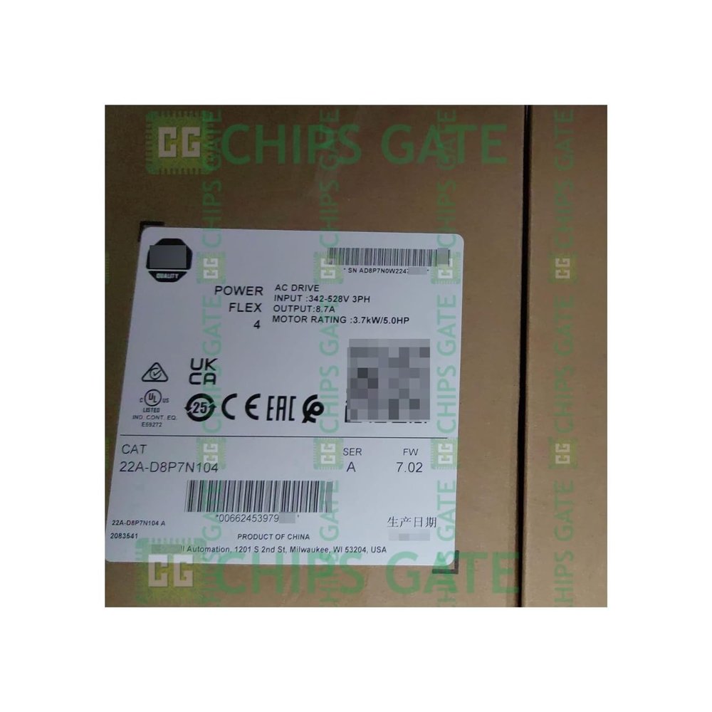 22A-D8P7N104 4 3.7 kW 5 AC Drive New Factory Sealed
