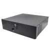 18in X 18in X 5in NVR/DVR Lock Box, Black 16 Gauge Heavy Duty Steel With Fan Network Locking Safety Box for CCTV Balun by ThePoEstore view 1