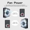 120mm Variable Speed Axial Muffin PC Fan with Controller, 2Pack view 4
